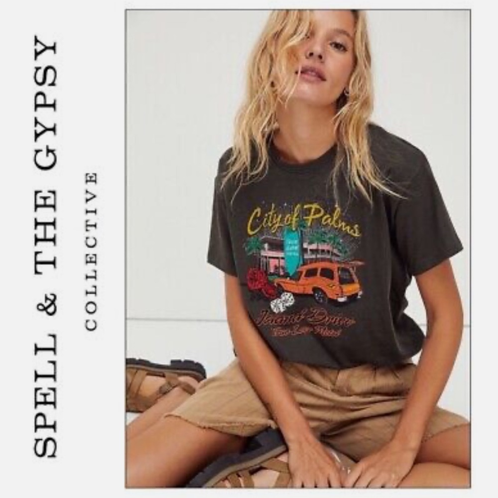 NWT Spell & the Gypsy City of Palms Tee XL